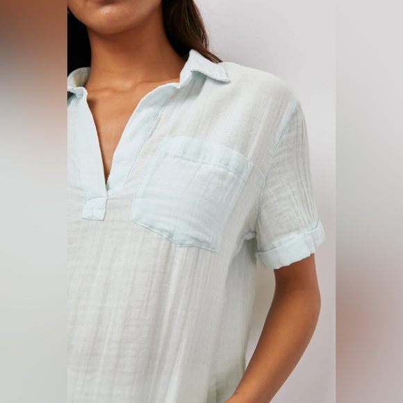 Rails Savannah Shirt in Sky - Size M - Picture 2 of 9